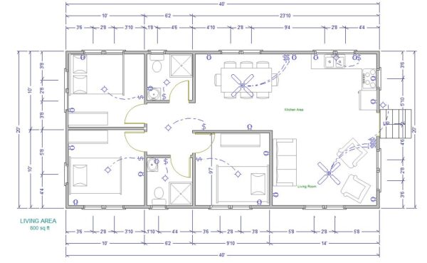 20x40 Finished House - Image 2